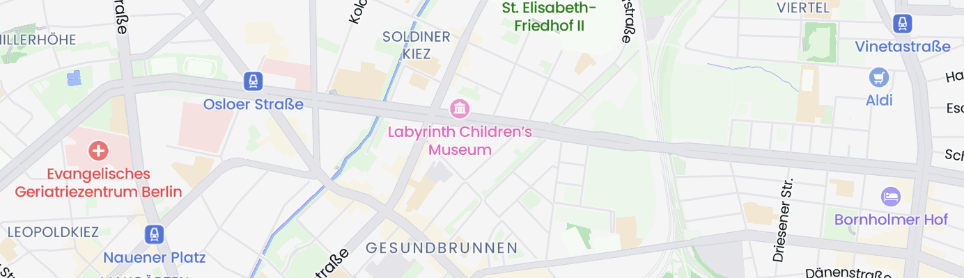 Karte mit dem ungefähren Standort