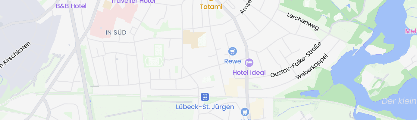 Karte mit dem ungefähren Standort