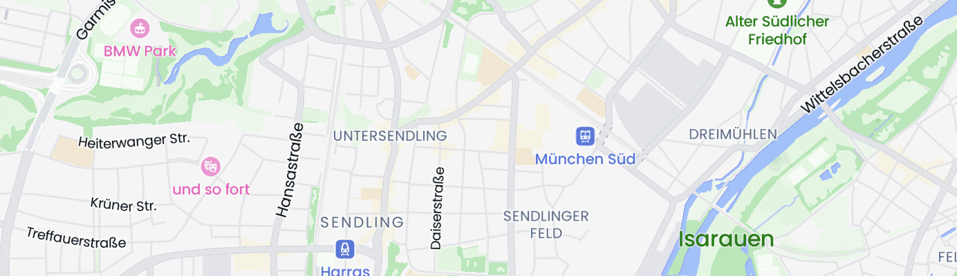 Karte mit dem ungefähren Standort
