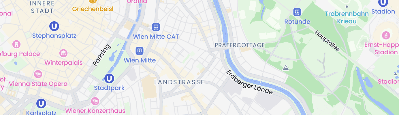 Karte mit dem ungefähren Standort