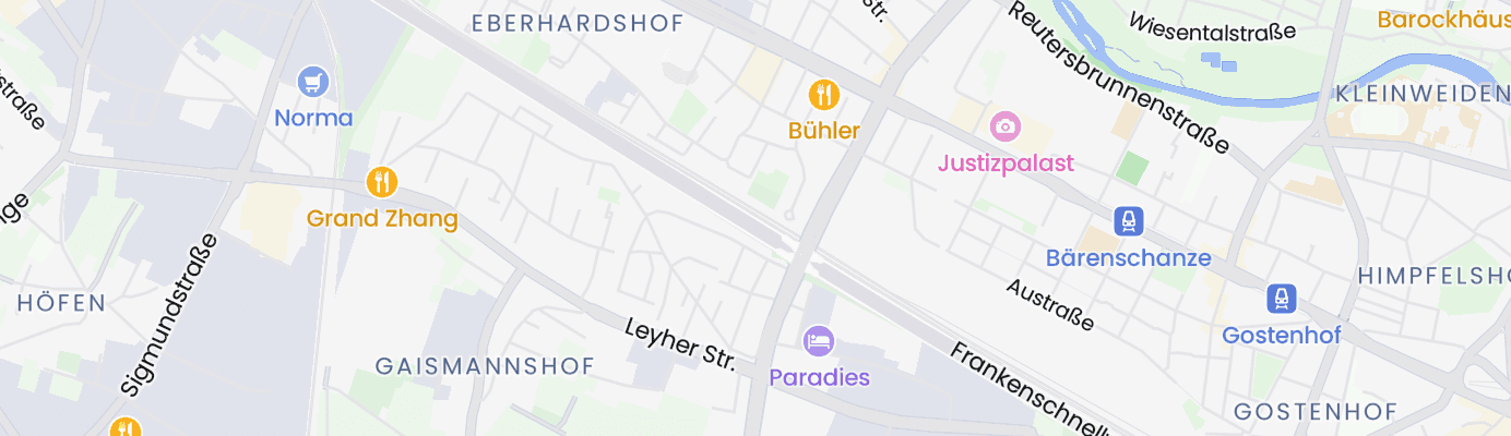 Karte mit dem ungefähren Standort
