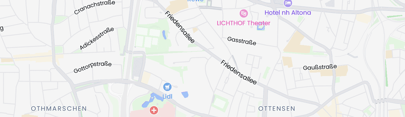 Karte mit dem ungefähren Standort