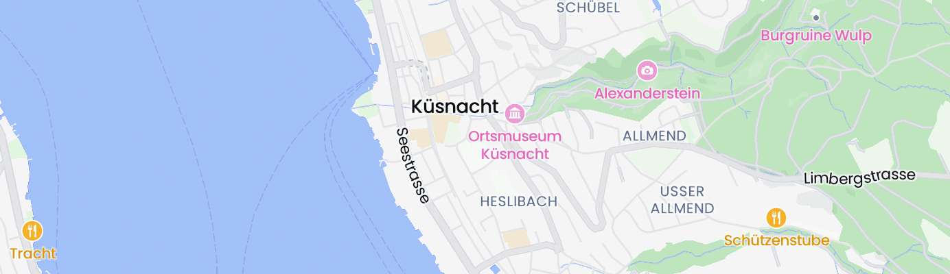 Karte mit dem ungefähren Standort