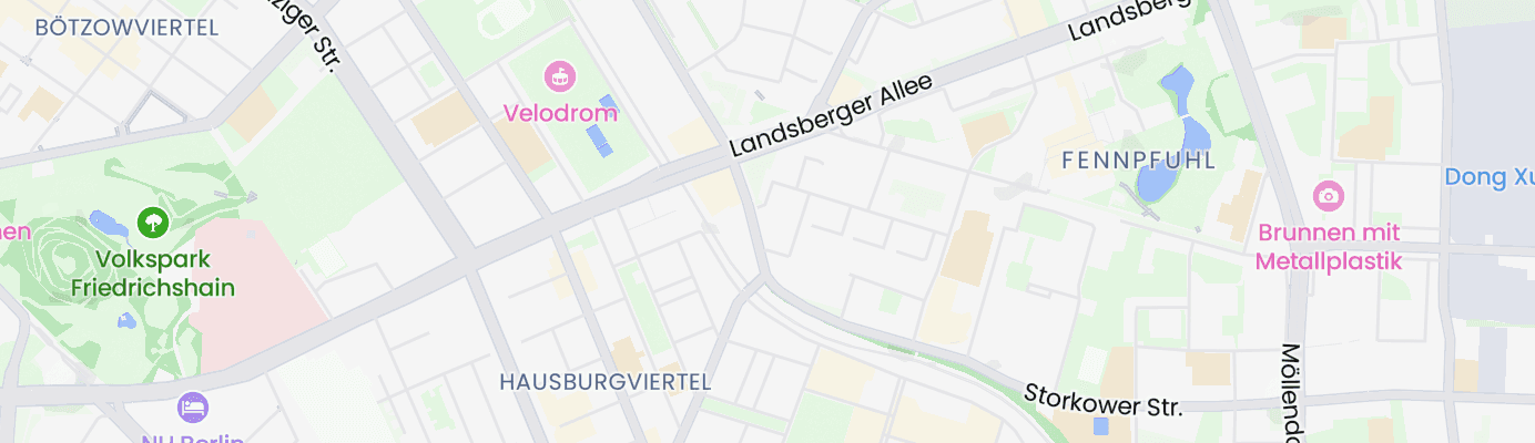 Karte mit dem ungefähren Standort