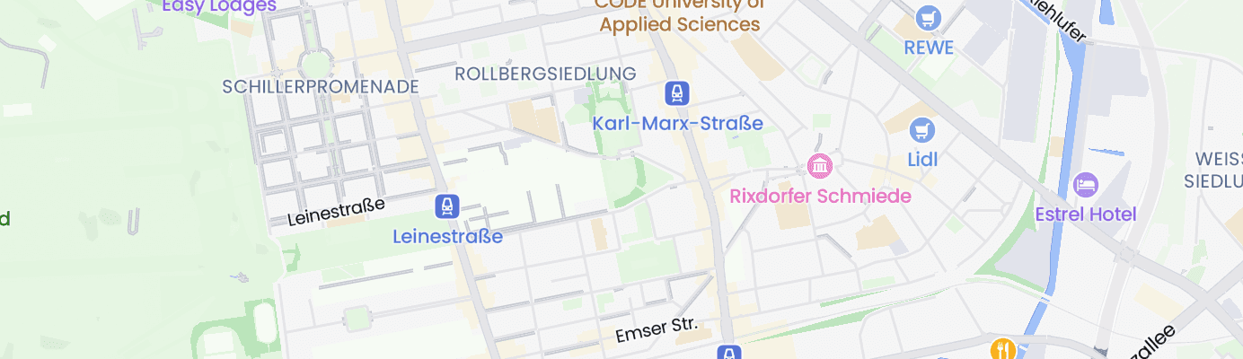 Karte mit dem ungefähren Standort