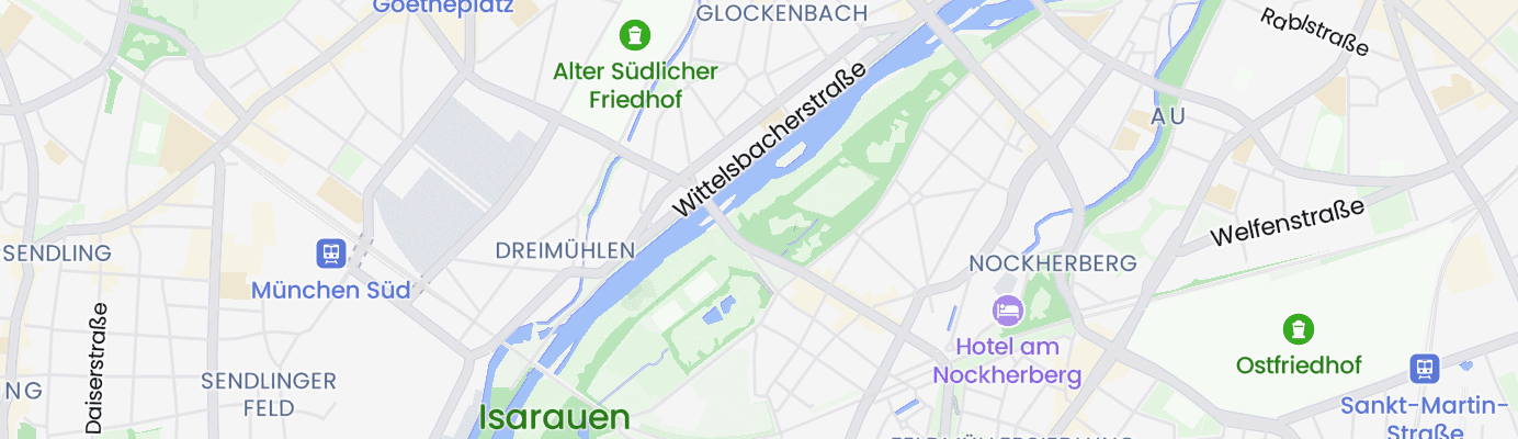 Karte mit dem ungefähren Standort