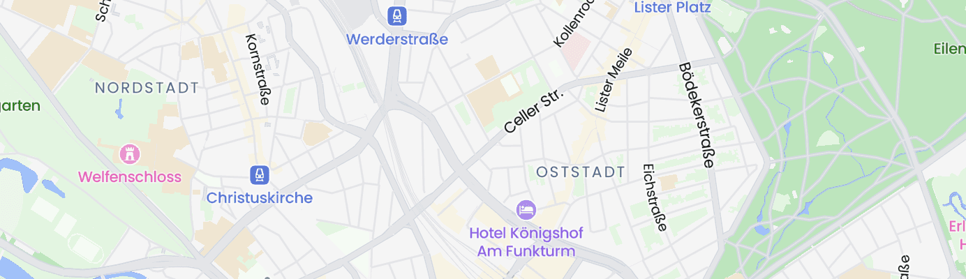 Karte mit dem ungefähren Standort