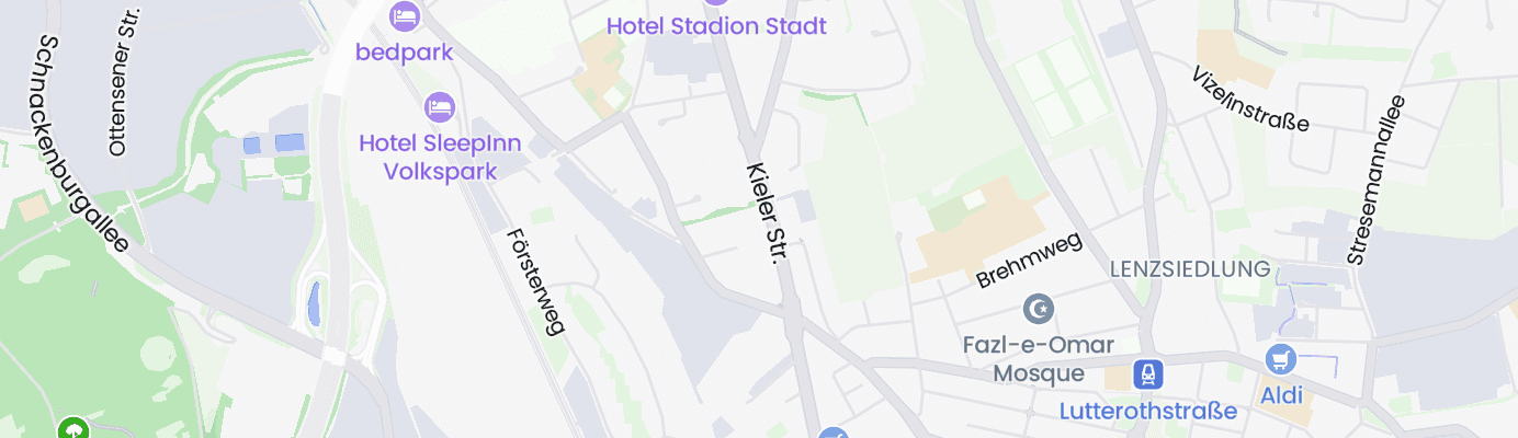Karte mit dem ungefähren Standort