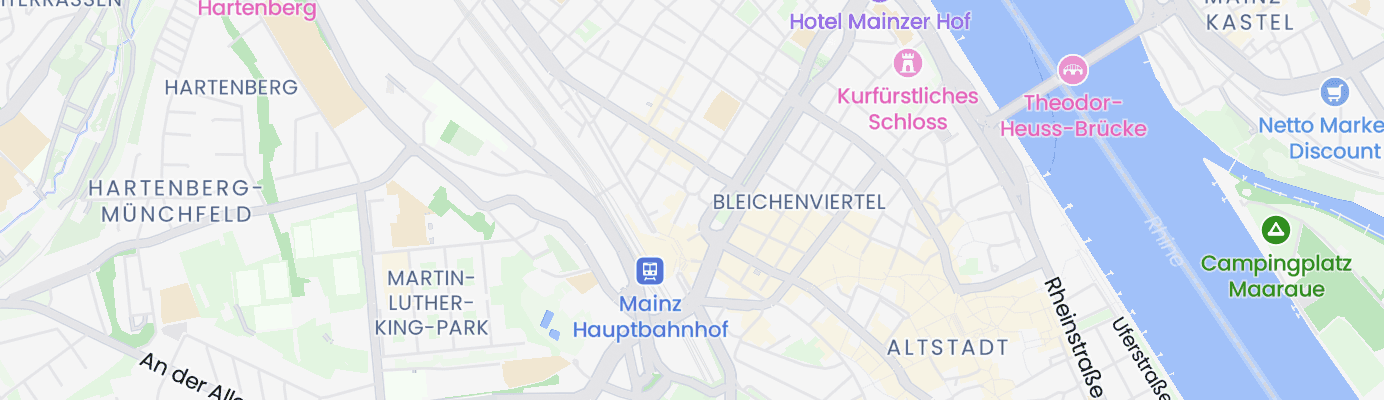 Karte mit dem ungefähren Standort