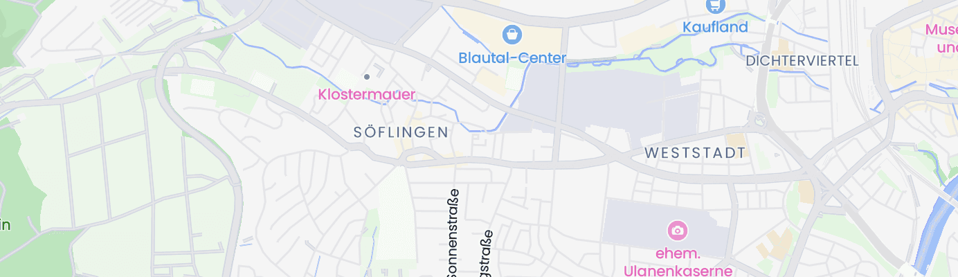 Karte mit dem ungefähren Standort