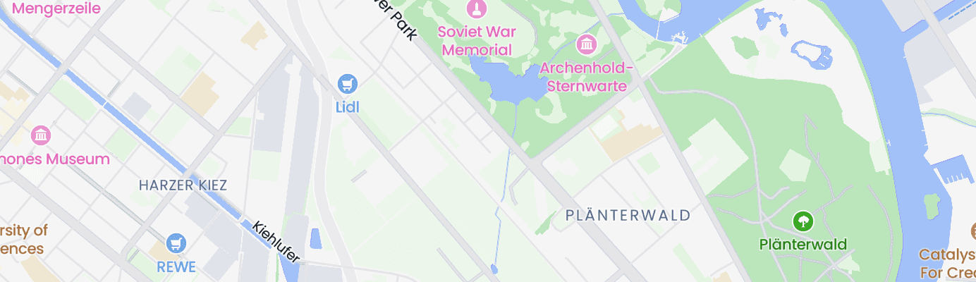 Karte mit dem ungefähren Standort