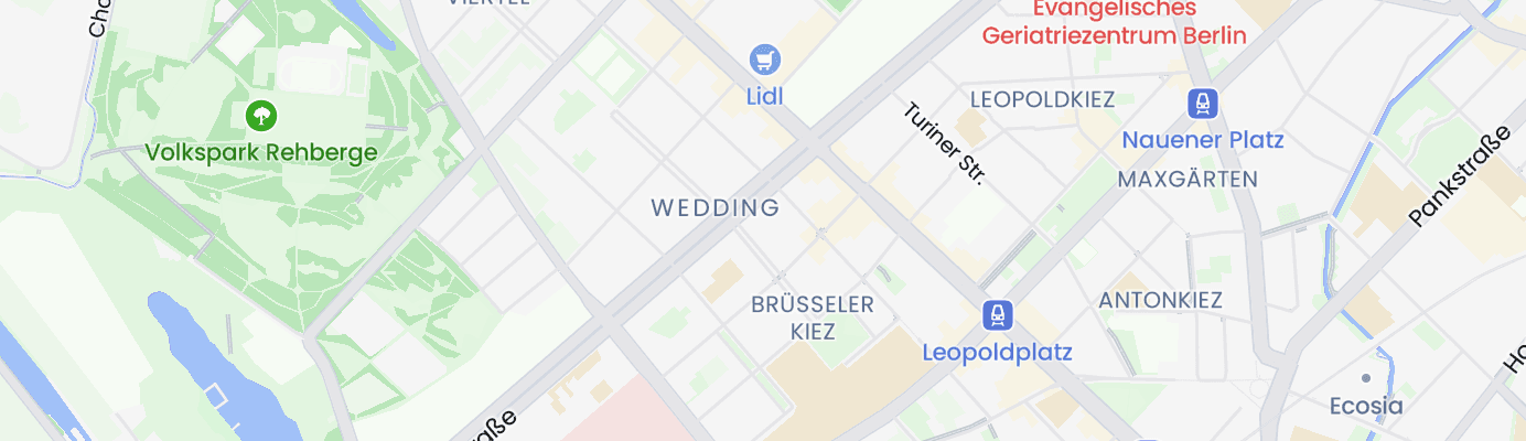 Karte mit dem ungefähren Standort