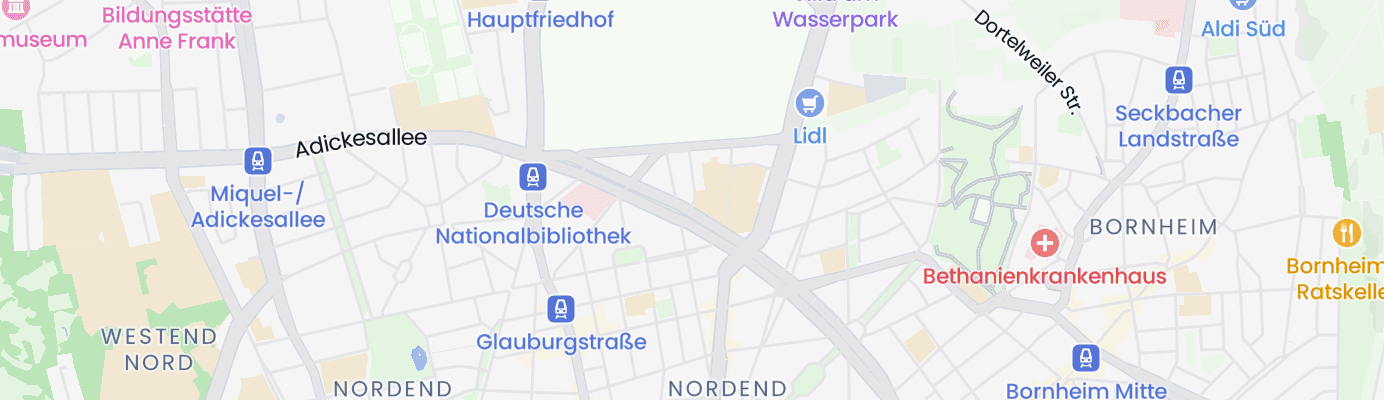 Karte mit dem ungefähren Standort