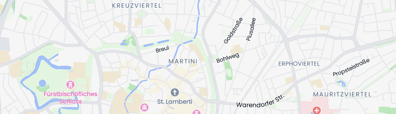 Karte mit dem ungefähren Standort
