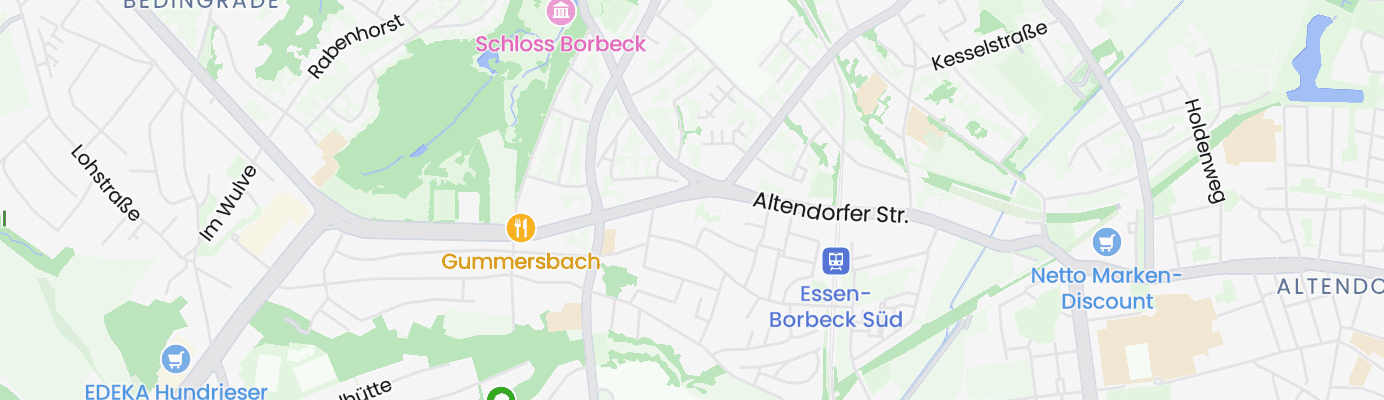 Karte mit dem ungefähren Standort