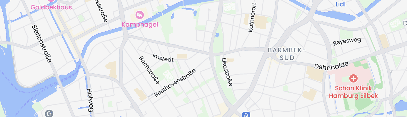 Karte mit dem ungefähren Standort