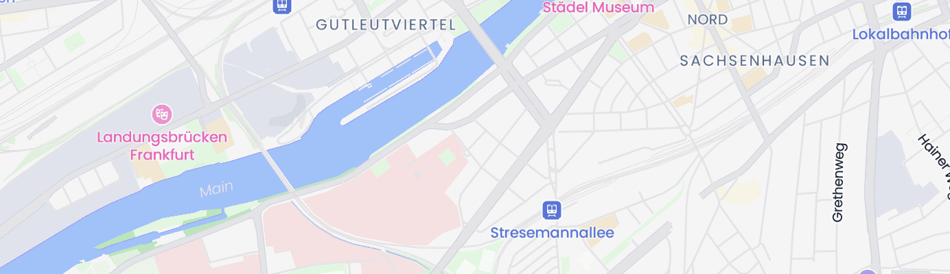 Karte mit dem ungefähren Standort