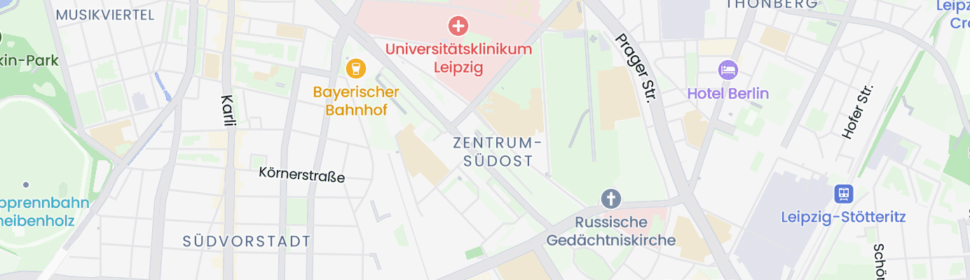 Karte mit dem ungefähren Standort