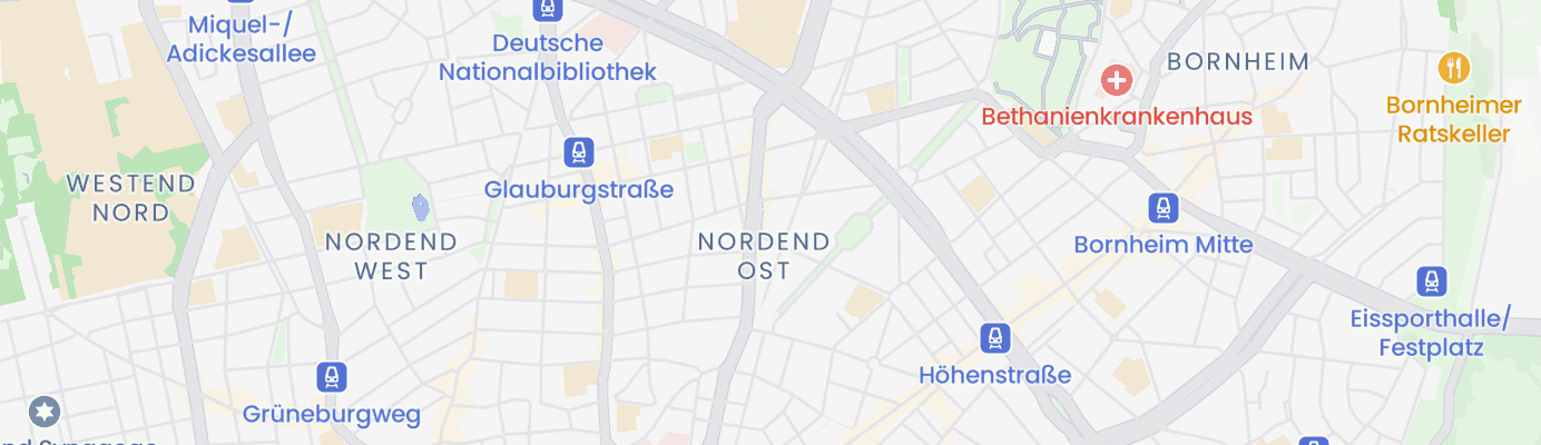 Karte mit dem ungefähren Standort
