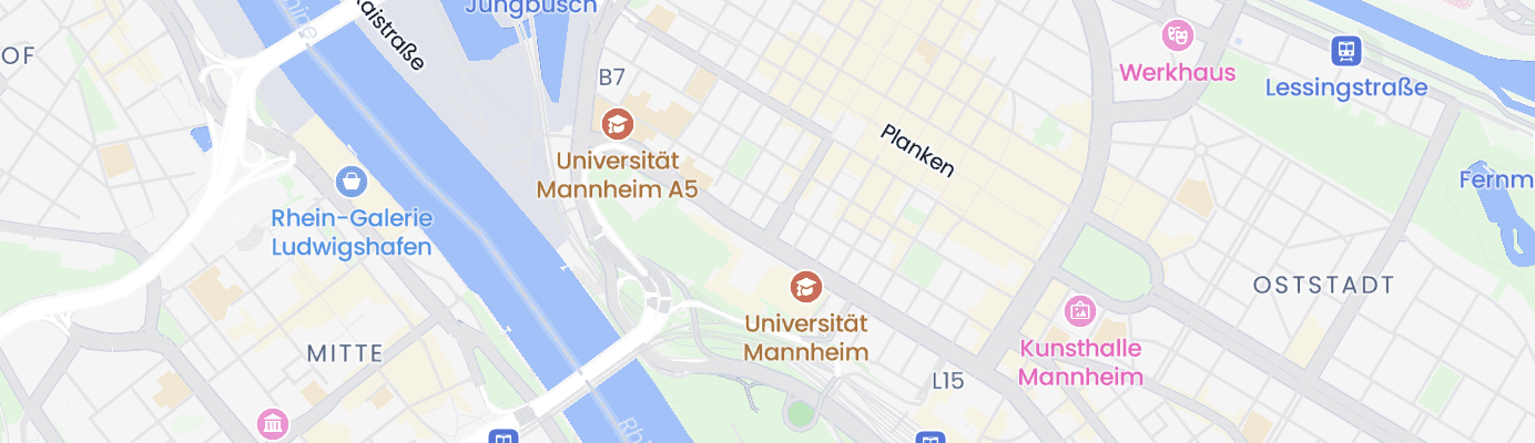 Karte mit dem ungefähren Standort