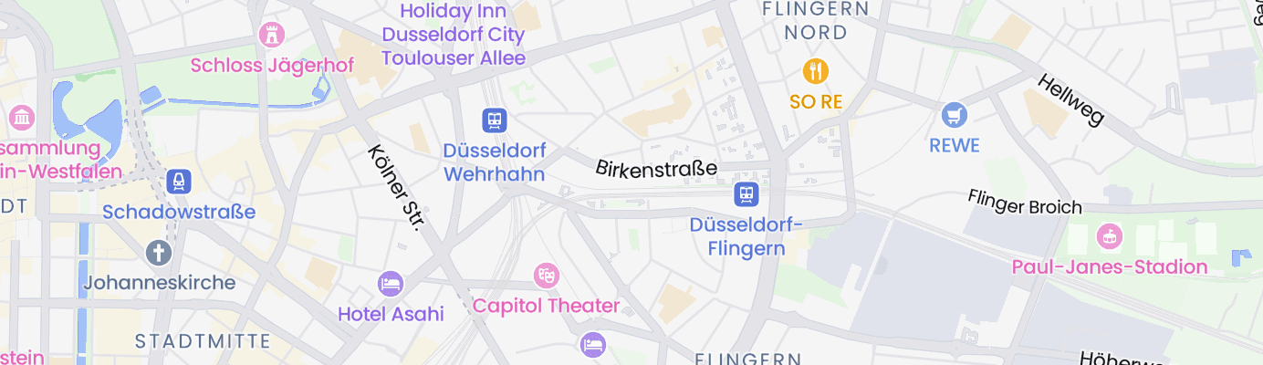 Karte mit dem ungefähren Standort