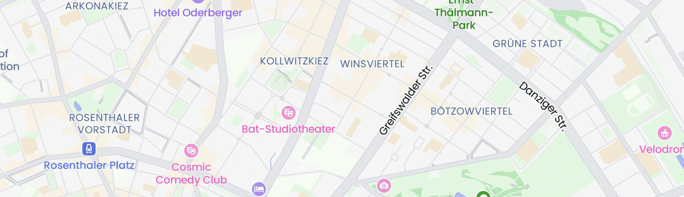 Karte mit dem ungefähren Standort