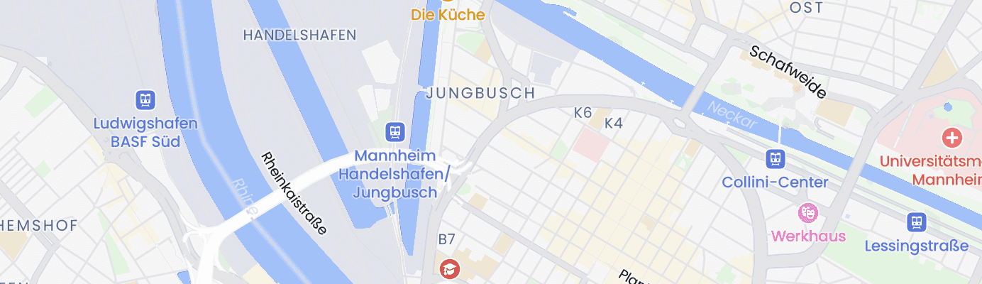Karte mit dem ungefähren Standort