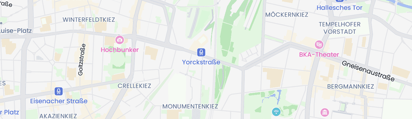 Karte mit dem ungefähren Standort