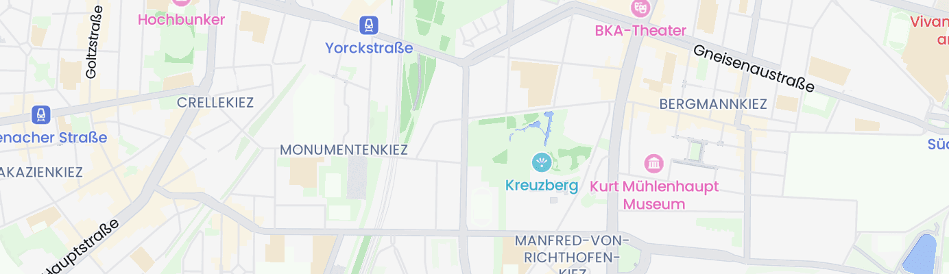 Karte mit dem ungefähren Standort
