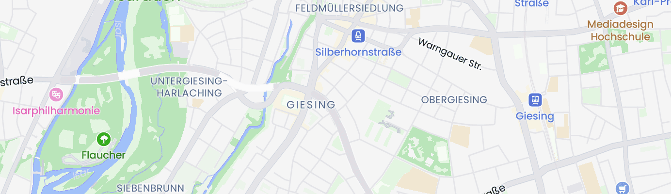 Karte mit dem ungefähren Standort