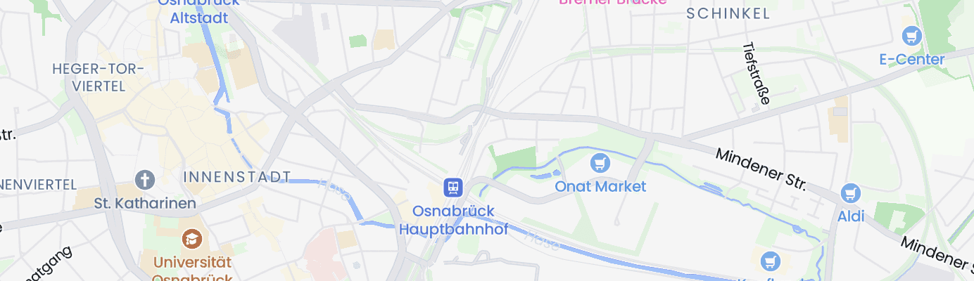 Karte mit dem ungefähren Standort