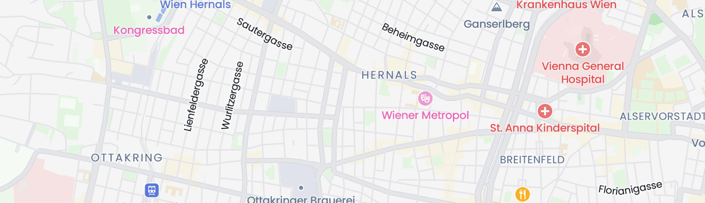 Map showing the approximate location