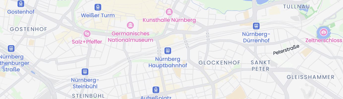 Karte mit dem ungefähren Standort