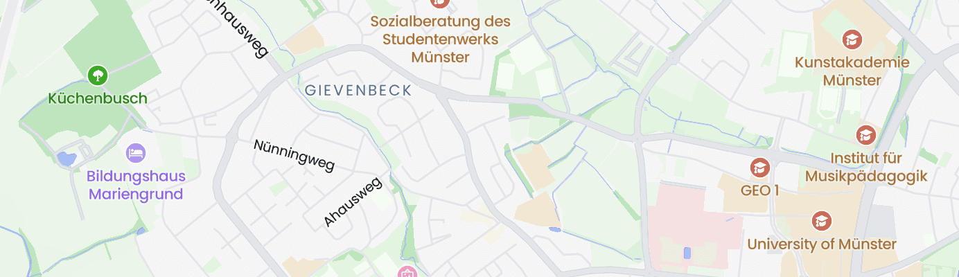 Karte mit dem ungefähren Standort