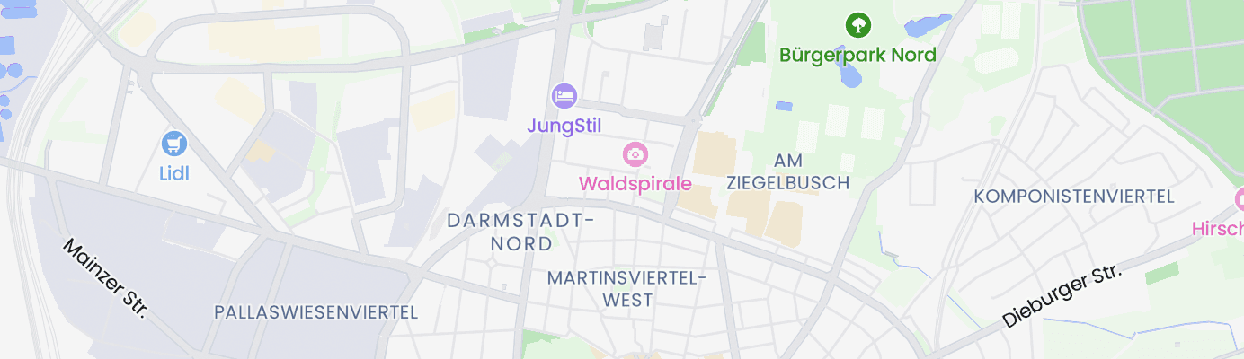 Karte mit dem ungefähren Standort
