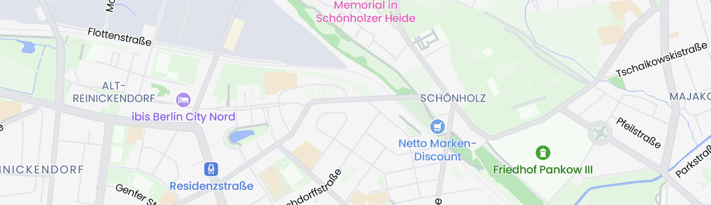 Karte mit dem ungefähren Standort