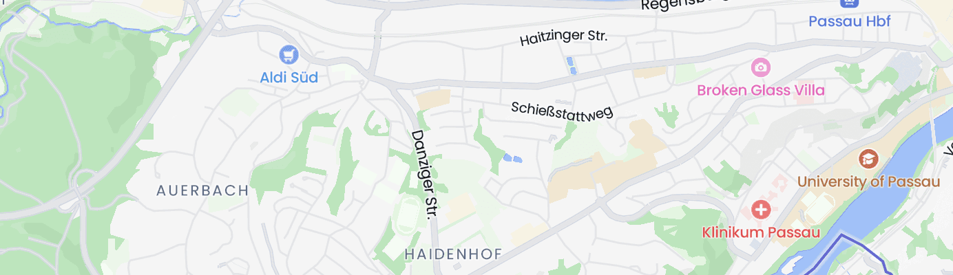 Karte mit dem ungefähren Standort