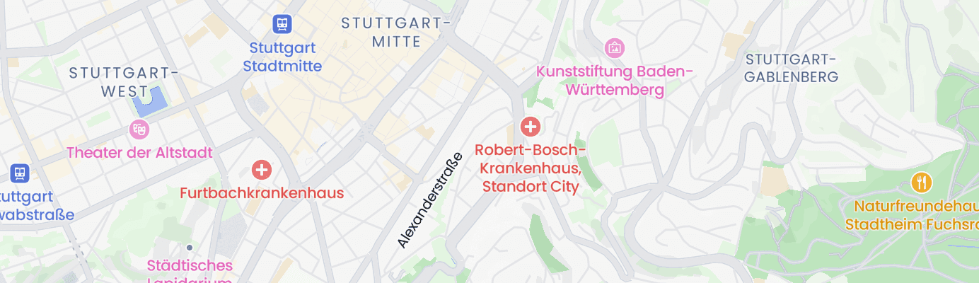 Karte mit dem ungefähren Standort