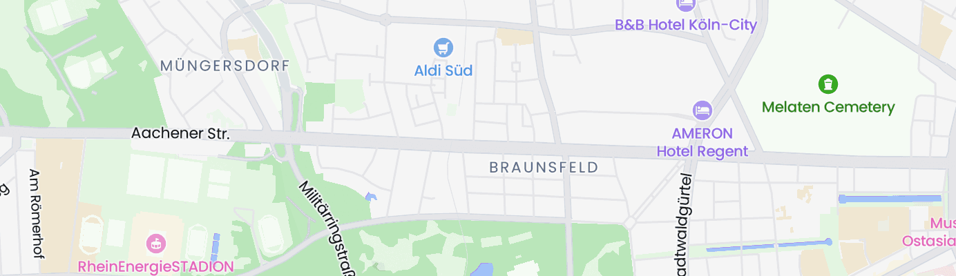Karte mit dem ungefähren Standort