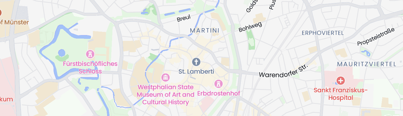 Karte mit dem ungefähren Standort