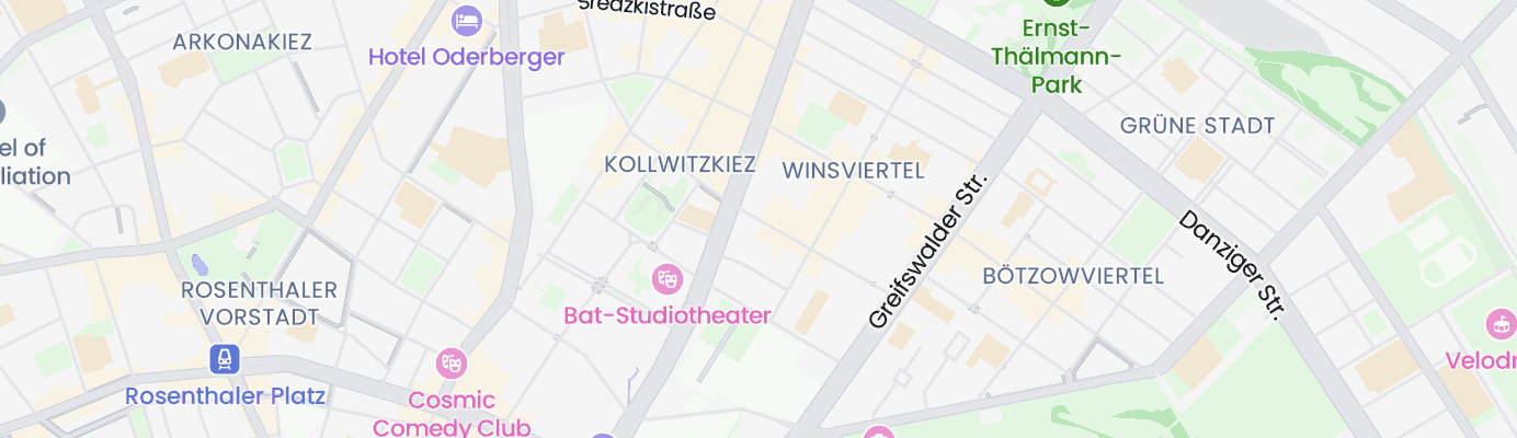 Karte mit dem ungefähren Standort