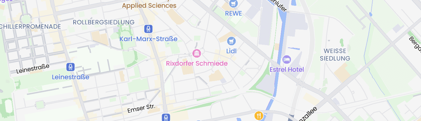 Karte mit dem ungefähren Standort