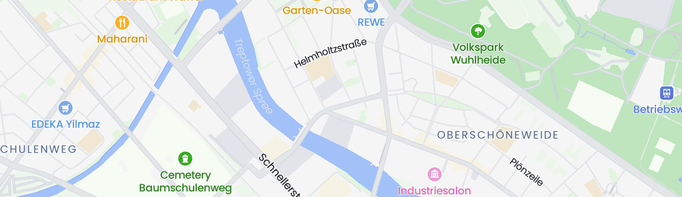 Karte mit dem ungefähren Standort