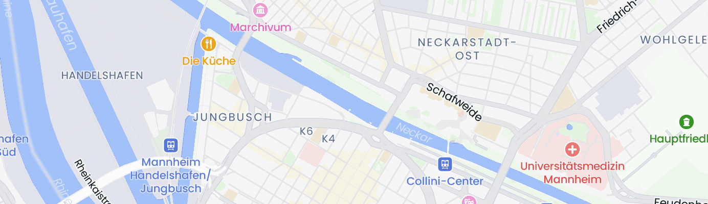 Karte mit dem ungefähren Standort
