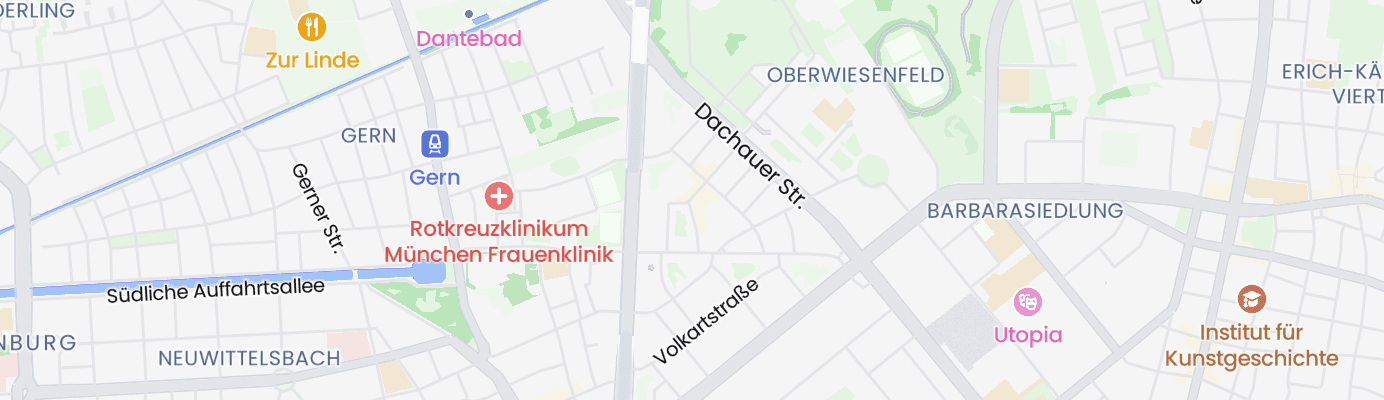 Karte mit dem ungefähren Standort
