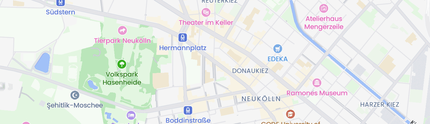 Karte mit dem ungefähren Standort