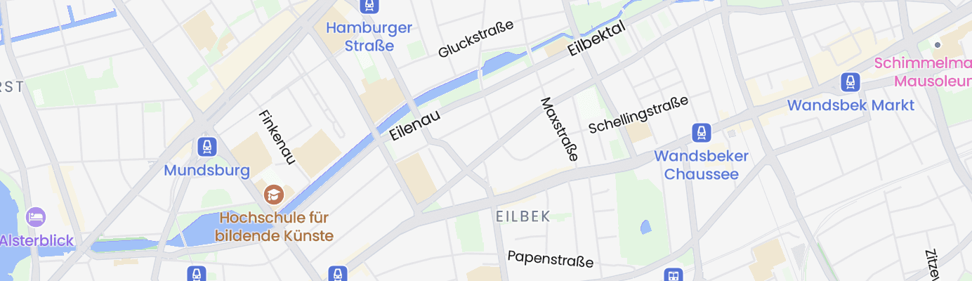 Karte mit dem ungefähren Standort