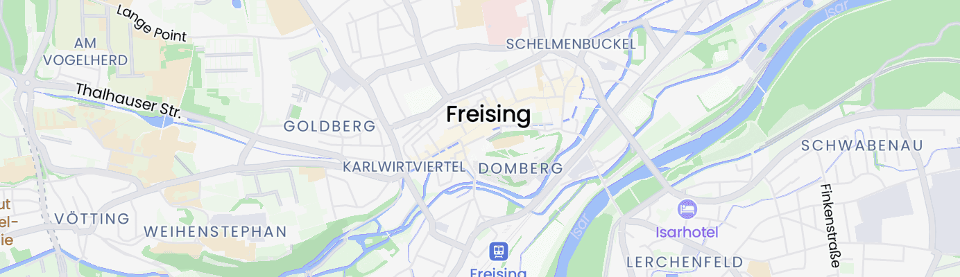 Karte mit dem ungefähren Standort