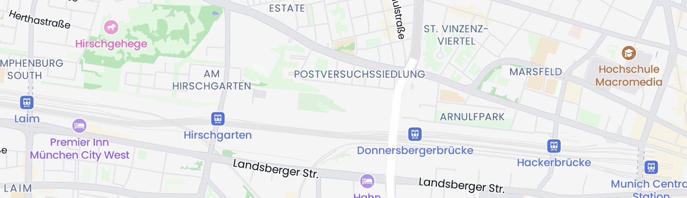 Karte mit dem ungefähren Standort