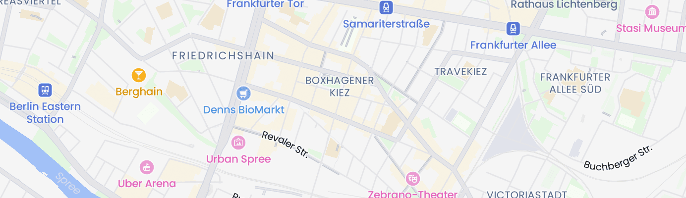 Karte mit dem ungefähren Standort